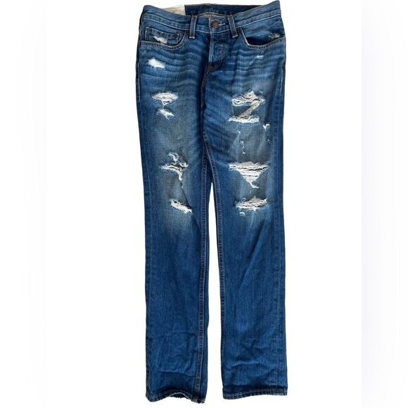 HOLLISTER The Hollister Skinny distressed jeans with button fly, size 28/30 - Picture 1 of 10
